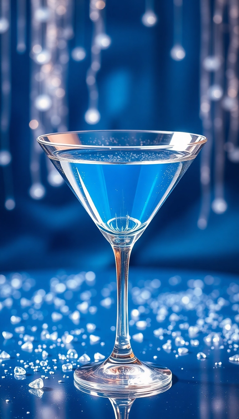 iPhone Glamorous Cocktail Glass Exquisite Wallpaper Royalty-Free Stock Photo